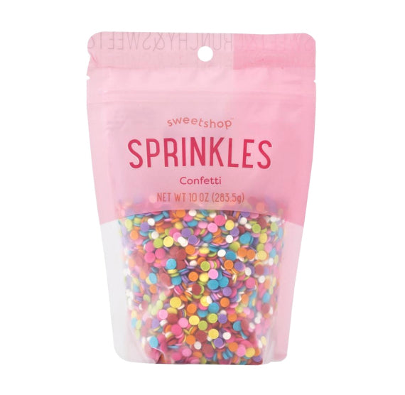 Sweetshop Rainbow Confetti Sprinkles | www.sprinklebeesweet.com