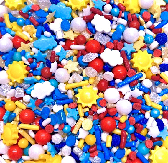 Sprinklefetti™ Sprinkle Mix: Sunny Days | www.sprinklebeesweet.com
