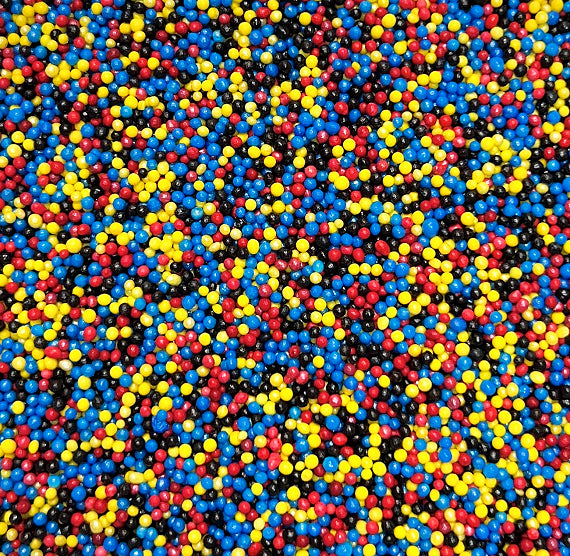 Super Hero Nonpareils Mix | www.sprinklebeesweet.com