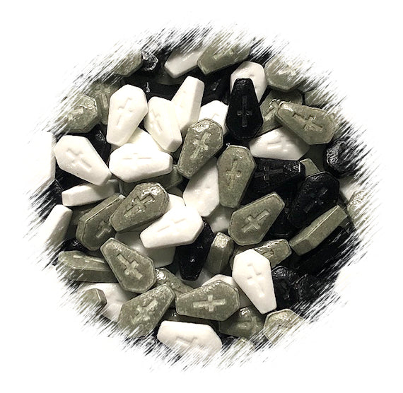 Halloween Candy Sprinkles: Coffin | www.sprinklebeesweet.com