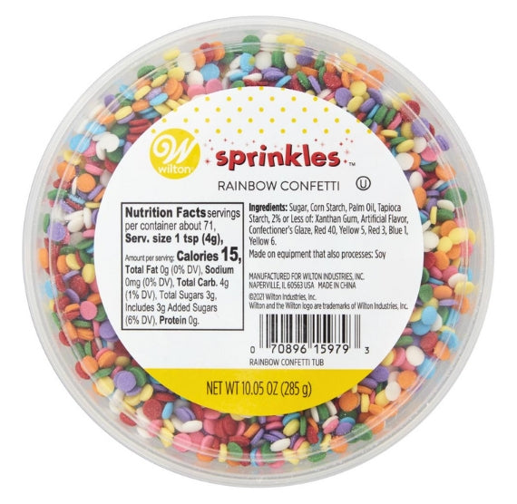 Wilton Rainbow Dot Sprinkles | www.sprinklebeesweet.com