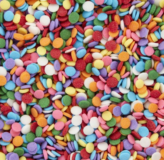 Wilton Rainbow Dot Sprinkles | www.sprinklebeesweet.com