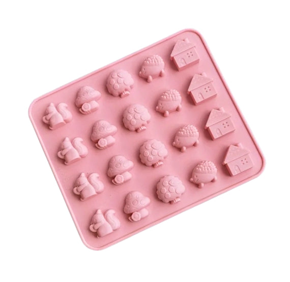 Woodland Animals Mold | www.sprinklebeesweet.com