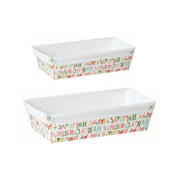 Merry Christmas Loaf Pan Set | www.sprinklebeesweet.com