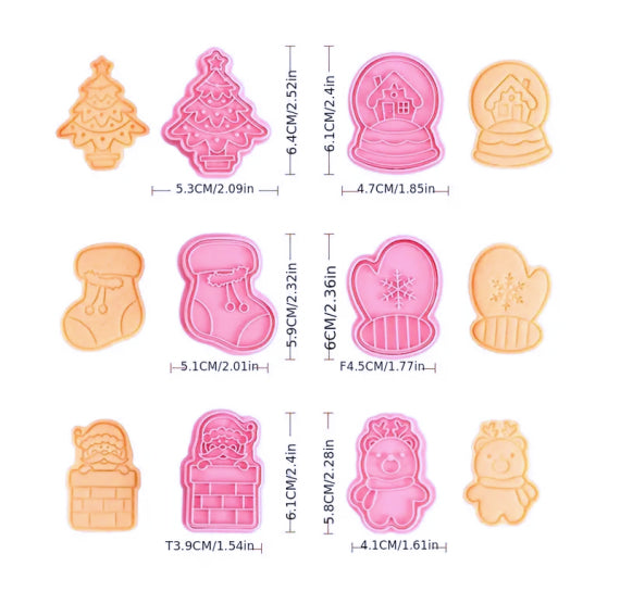 Christmas Cookie Cutter & Stampers Set | www.sprinklebeesweet.com