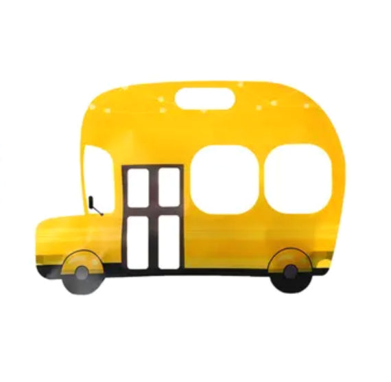 School Bus Shaped Cookie Bags | www.sprinklebeesweet.com