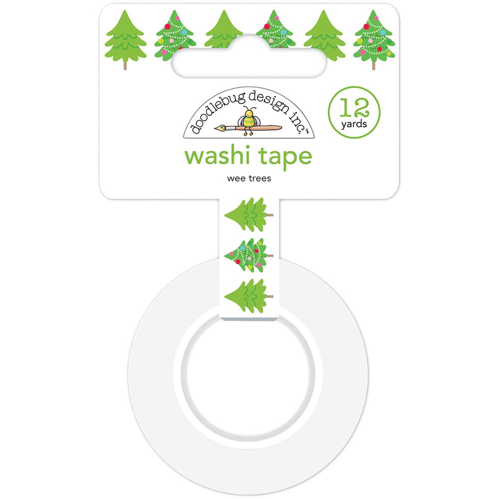 Christmas Washi Tape: Wee Trees | www.sprinklebeesweet.com