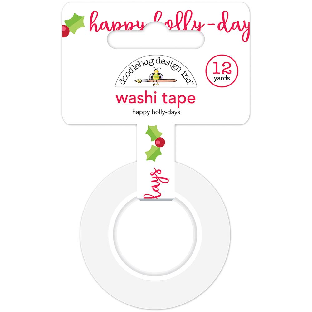 Christmas Washi Tape: Happy Holly-Days | www.sprinklebeesweet.com