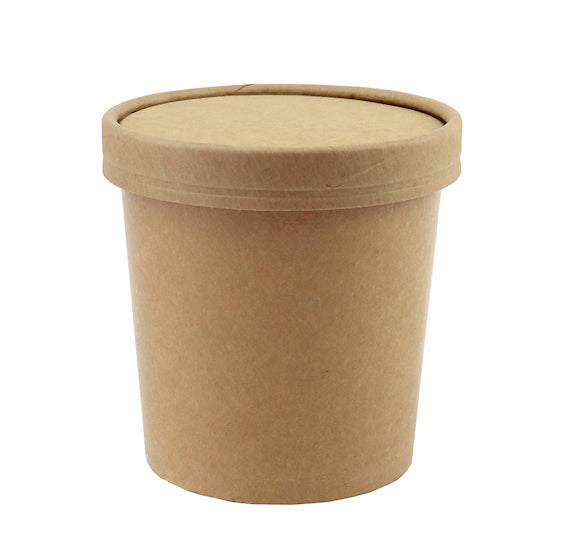 Kraft Brown Ice Cream Cartons: 16 oz | www.sprinklebeesweet.com
