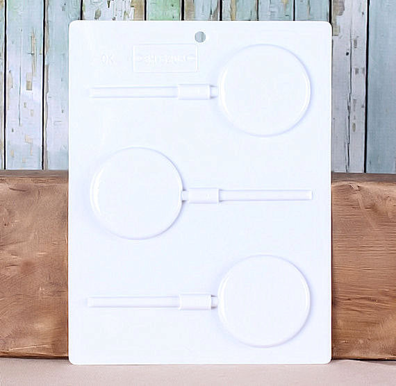 2.5" Round Lollipop Mold | www.sprinklebeesweet.com