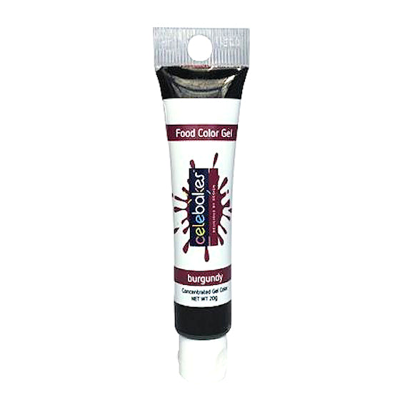 Celebakes Burgundy Gel Color | www.sprinklebeesweet.com