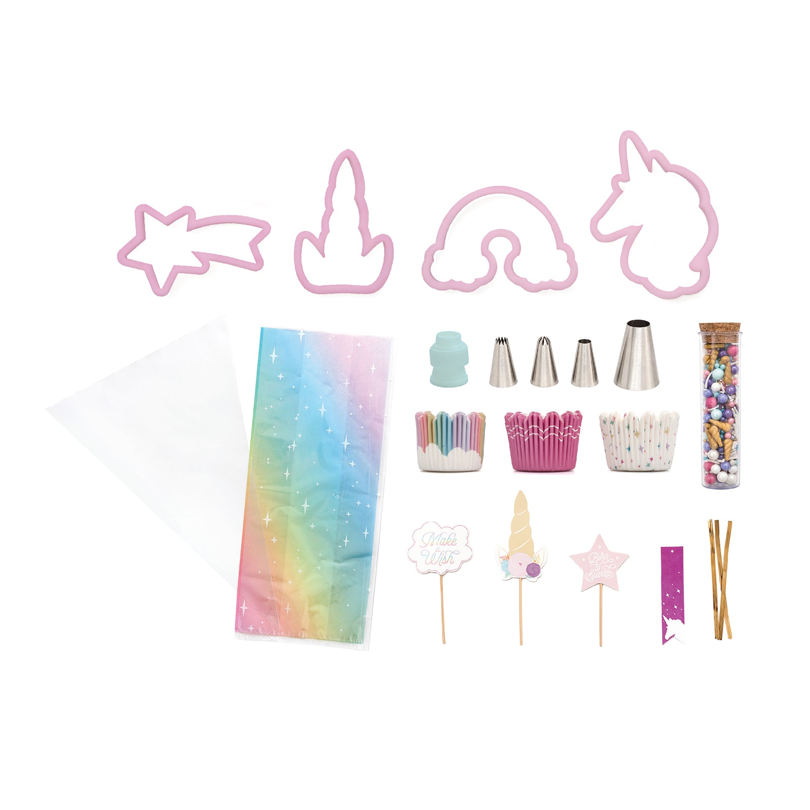 Unicorn Cupcake Baking + Decorating Kit | www.sprinklebeesweet.com