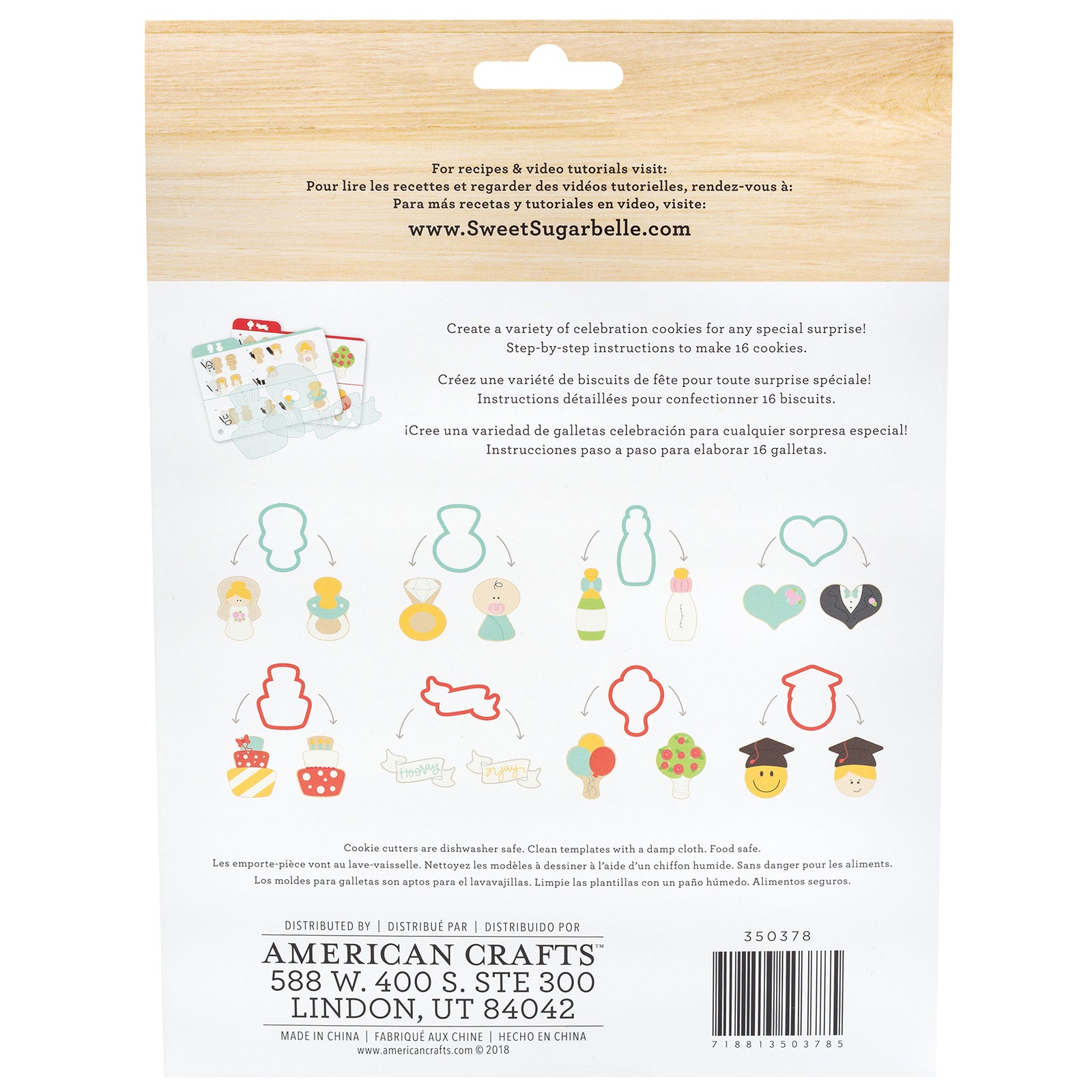 Sweet Sugarbelle Life Events Cookie Cutter Set | www.sprinklebeesweet.com