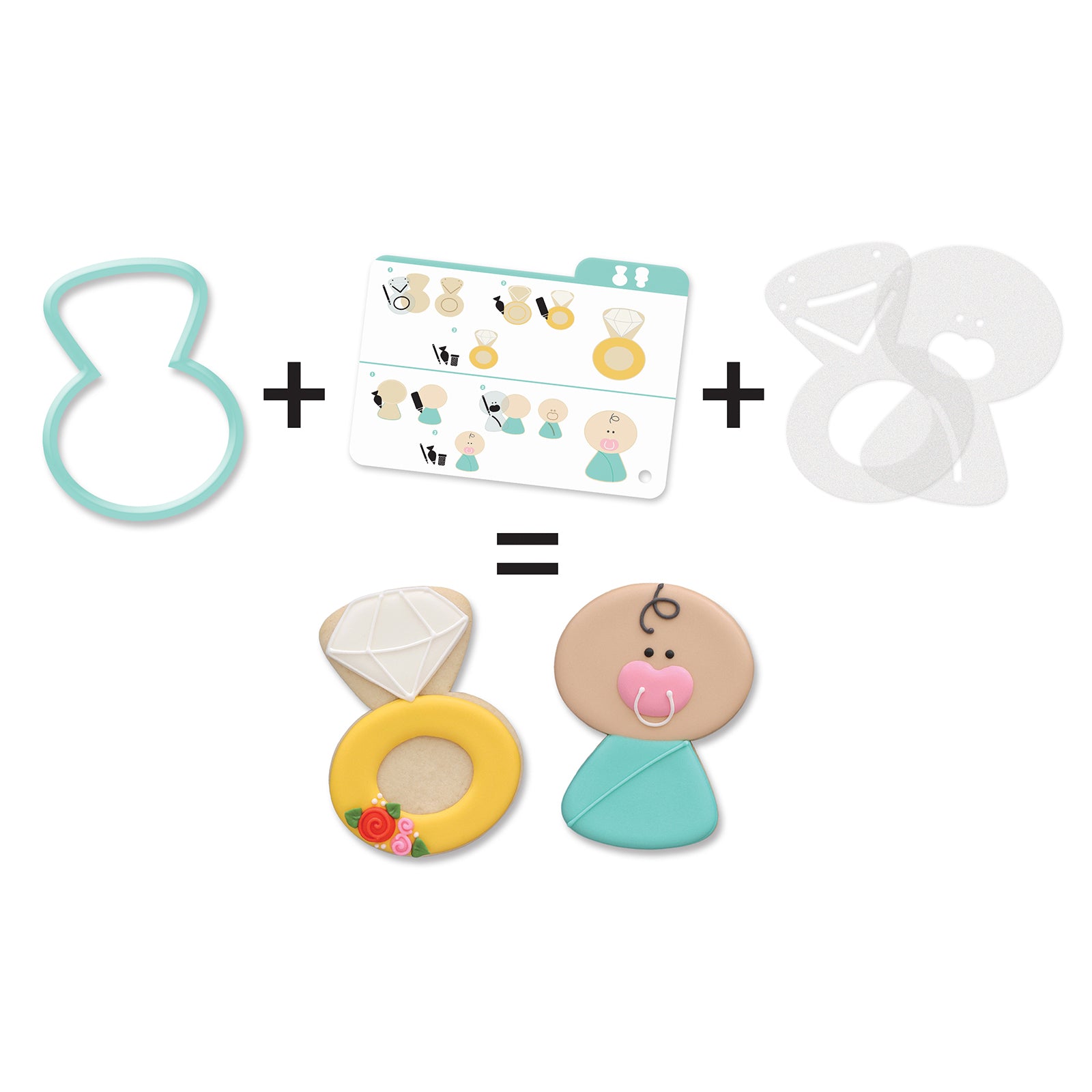 Sweet Sugarbelle Life Events Cookie Cutter Set | www.sprinklebeesweet.com