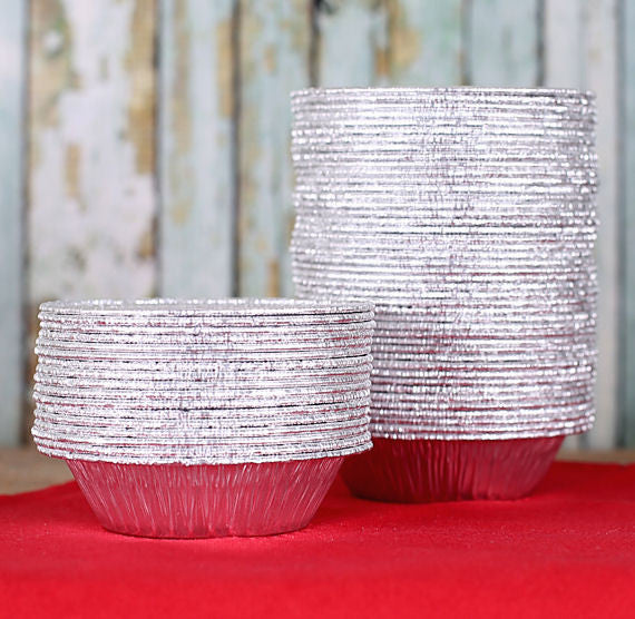 Mini 3" Foil Pie Pans: 50 | www.sprinklebeesweet.com