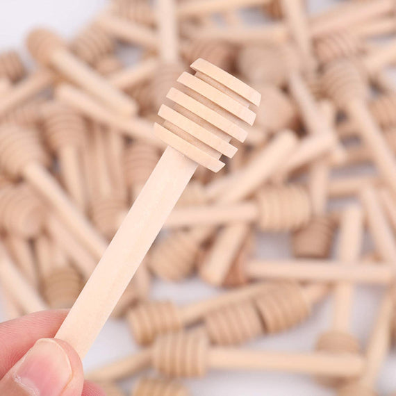 Mini Wooden Honey Sticks: 3" | www.sprinklebeesweet.com