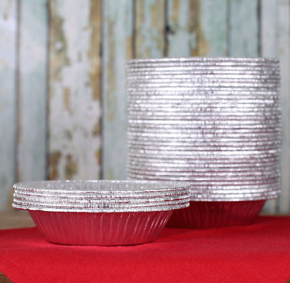Mini 4" Foil Pie Pans: 50 | www.sprinklebeesweet.com