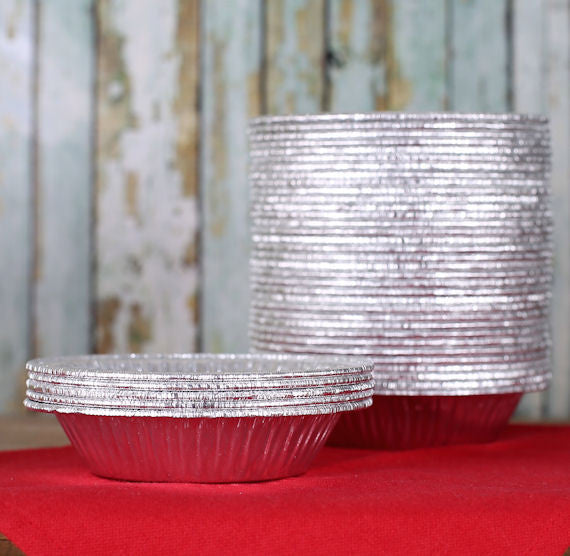 Mini 4" Foil Pie Pans: 24 | www.sprinklebeesweet.com