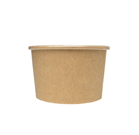 Small Kraft Ice Cream Cups: 4oz | www.sprinklebeesweet.com
