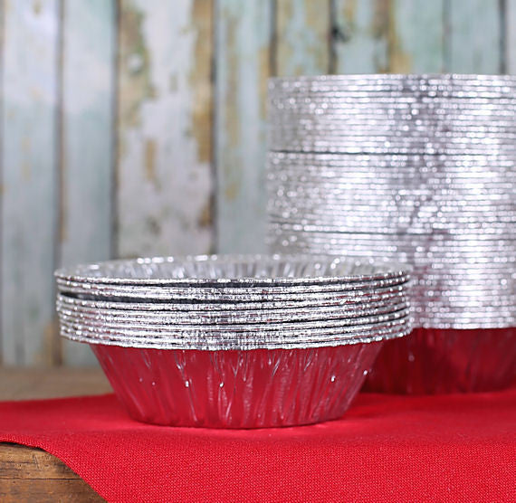 Small 5" Foil Pie Pans: 50 | www.sprinklebeesweet.com