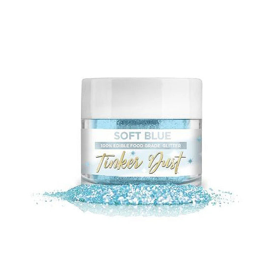 Tinker Dust Soft Blue Edible Glitter | www.sprinklebeesweet.com