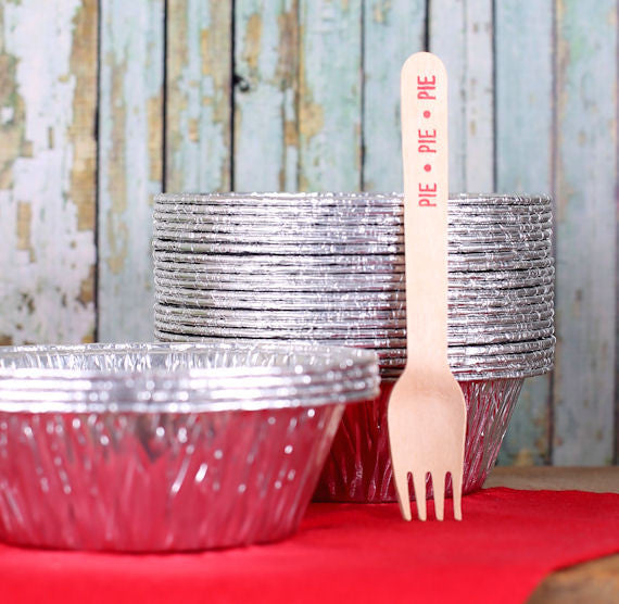 6" Foil Pie Pans: 25 | www.sprinklebeesweet.com