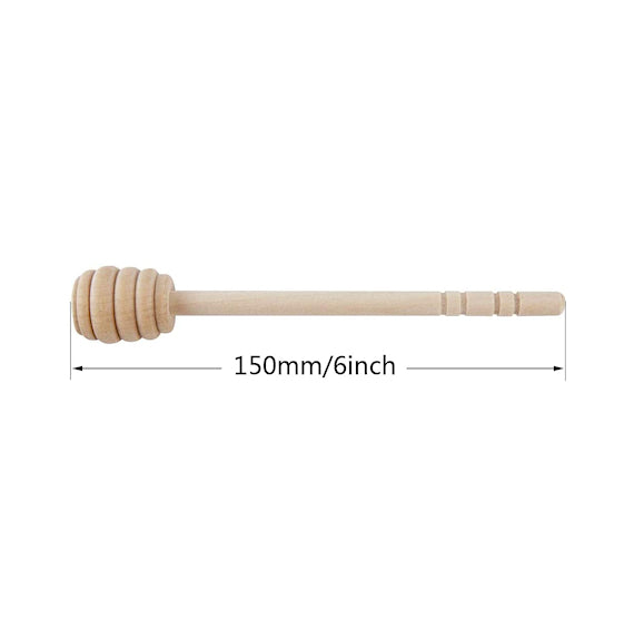 Wooden Honey Sticks: 6" | www.sprinklebeesweet.com