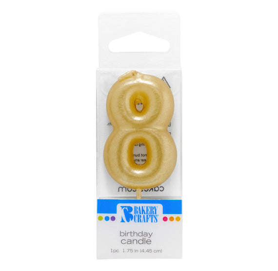 Mini Number Birthday Candles: Gold | www.sprinklebeesweet.com