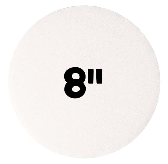 8 Inch Cake Boards: Thick White | www.sprinklebeesweet.com