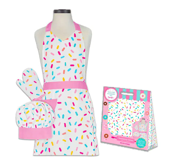 Sprinkles Child Apron Set | www.sprinklebeesweet.com