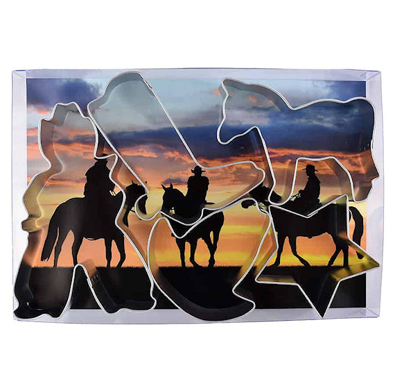 Cowboy Cookie Cutters Set | www.sprinklebeesweet.com
