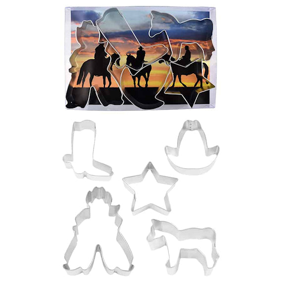 Cowboy Cookie Cutters Set | www.sprinklebeesweet.com