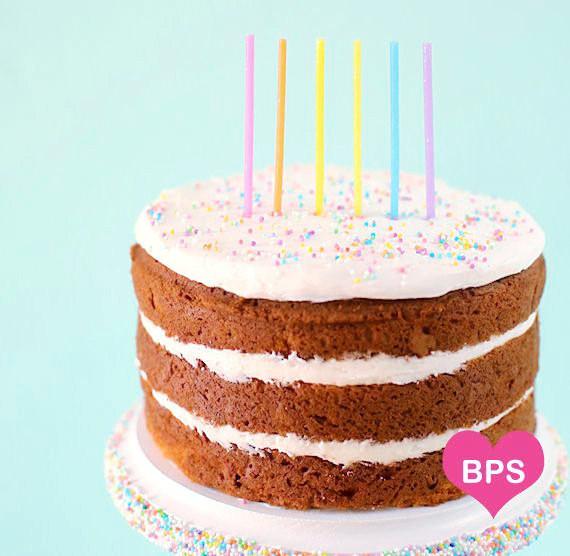 Thin Glitter Candles: Pink | www.sprinklebeesweet.com