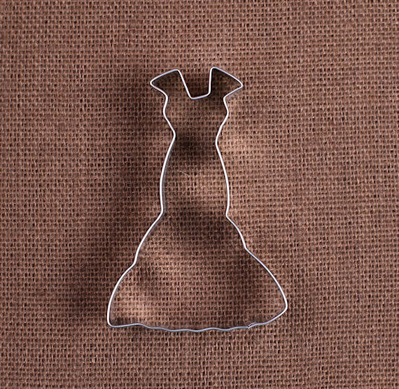 Wedding Dress Cookie Cutter | www.sprinklebeesweet.com