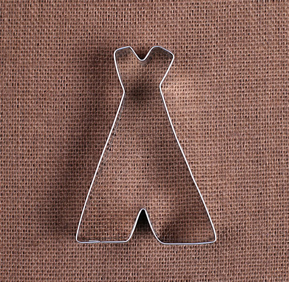 Teepee Cookie Cutter | www.sprinklebeesweet.com