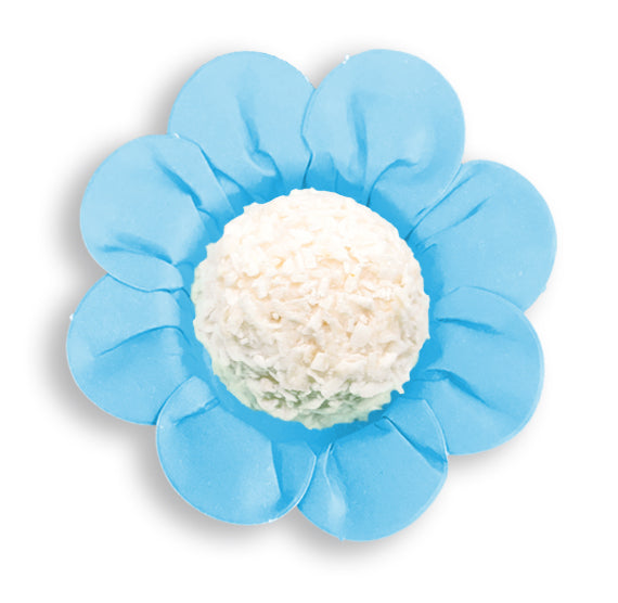 Daisy Flower Candy Cups: Light Blue | www.sprinklebeesweet.com