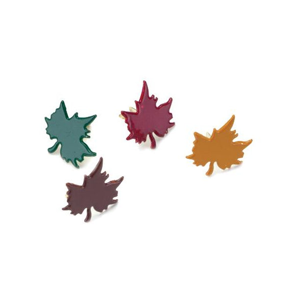 Fall Leaves Brads: 4 Colors | www.sprinklebeesweet.com