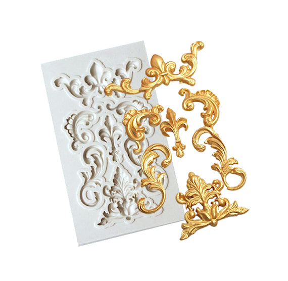 Silicone Filigree Mold | www.sprinklebeesweet.com