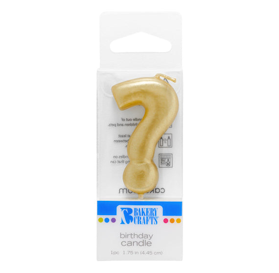 Mini Number Birthday Candles: Gold | www.sprinklebeesweet.com