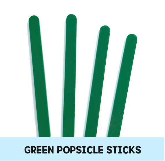 Acrylic Popsicle Sticks: Lime