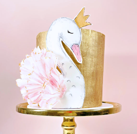 Metallic Glamorous Gold Edible Art Paint | www.sprinklebeesweet.com