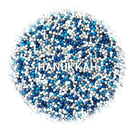 Holiday Nonpareils Mix: Hanukkah | www.sprinklebeesweet.com