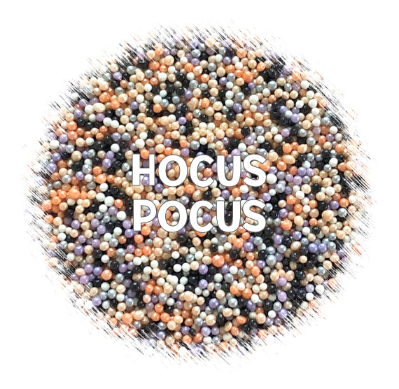 Halloween Nonpareils Mix: Hocus Pocus | www.sprinklebeesweet.com