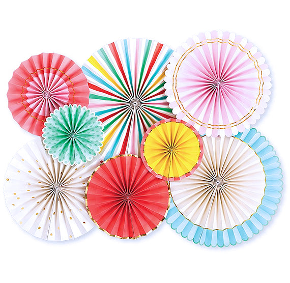 Hip Hip Hooray Party Fans | www.sprinklebeesweet.com