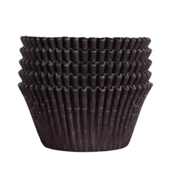 Bulk Jumbo Cupcake Liners: Black | www.sprinklebeesweet.com