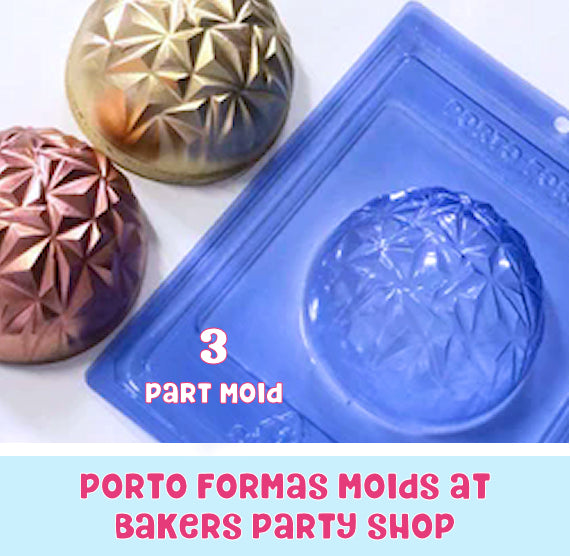 Breakable Geometric Dome Mold | www.sprinklebeesweet.com