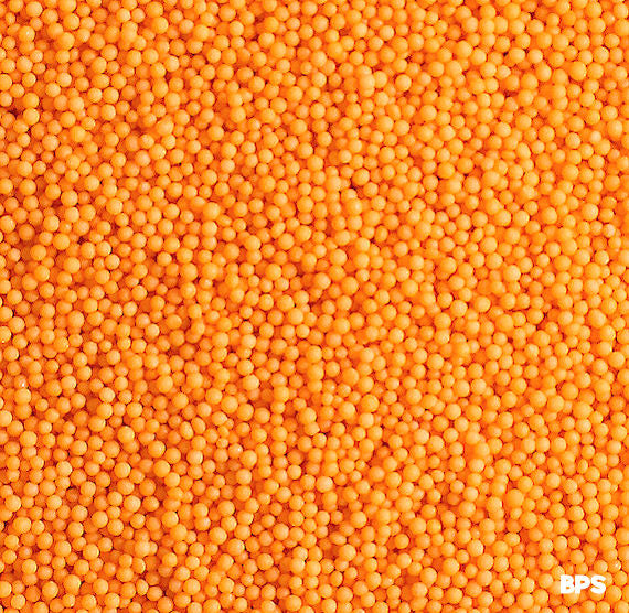 Light Pumpkin Orange Nonpareils | www.sprinklebeesweet.com