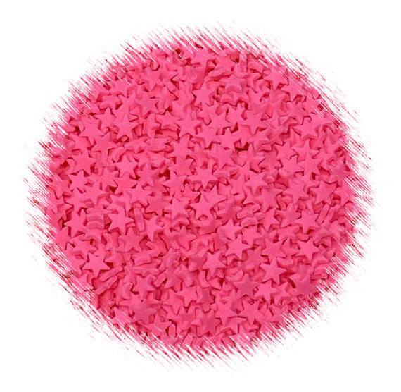 Pink Star Sprinkles | www.sprinklebeesweet.com