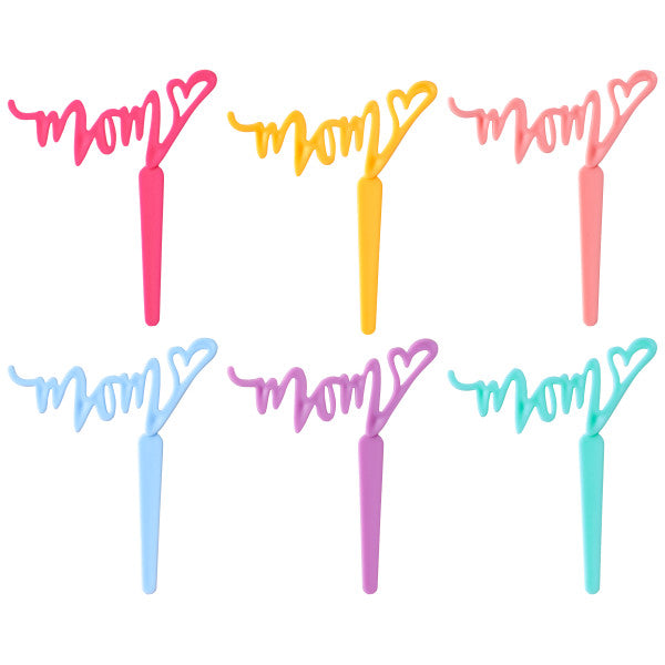 Mom Cupcake Picks | www.sprinklebeesweet.com