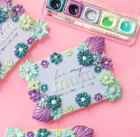 Mini Edible Art Paint Palette: Under The Sea | www.sprinklebeesweet.com